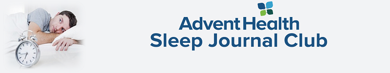 2023 Journal Club: Sleep Banner